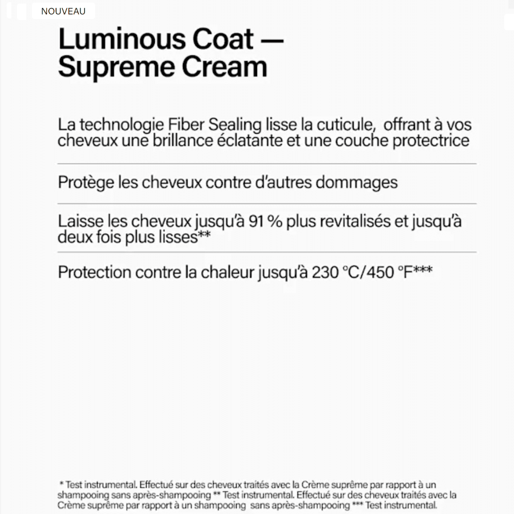 Luminous coat infos